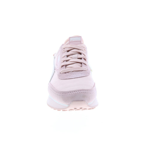 Puma Future Rider Mono 38766403 Womens Pink Suede Lifestyle Sneakers Shoes