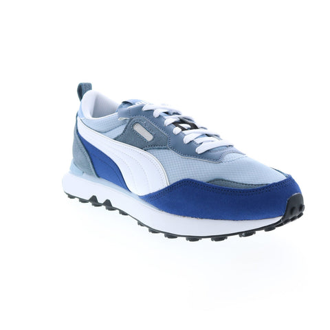 Puma Rider FV Future Vintage 38767206 Mens Blue Lifestyle Sneakers Shoes