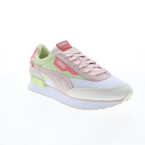Puma Future Rider Interest 38769401 Womens Pink Suede Lifestyle Sneakers Shoes
