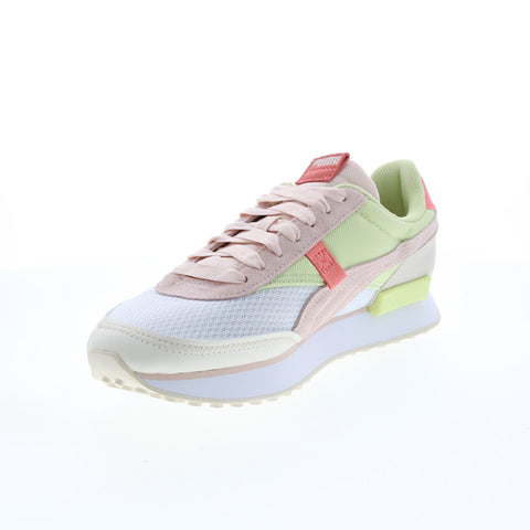 Puma Future Rider Interest 38769401 Womens Pink Suede Lifestyle Sneakers Shoes