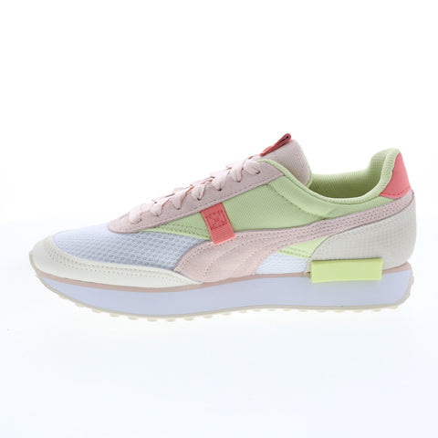 Puma Future Rider Interest 38769401 Womens Pink Mesh Lifestyle Sneakers Shoes