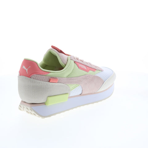 Puma Future Rider Interest 38769401 Womens Pink Mesh Lifestyle Sneakers Shoes