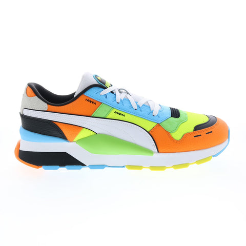 Puma RS 2.0 Tropics 38833001 Mens Orange Leather Lifestyle Sneakers Shoes