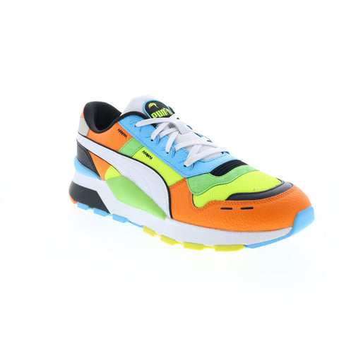 Puma RS 2.0 Tropics 38833001 Mens Orange Leather Lifestyle Sneakers Shoes