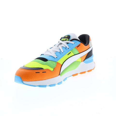 Puma RS 2.0 Tropics 38833001 Mens Orange Leather Lifestyle Sneakers Shoes