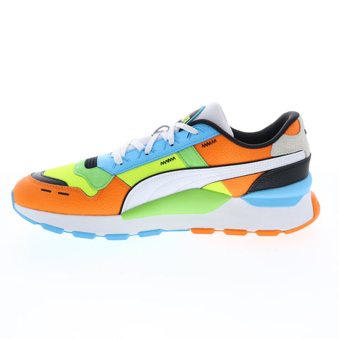 Puma RS 2.0 Tropics 38833001 Mens Orange Leather Lifestyle Sneakers Shoes