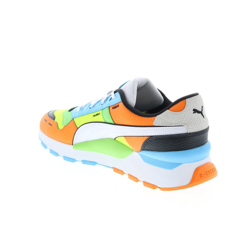 Puma RS 2.0 Tropics 38833001 Mens Orange Leather Lifestyle Sneakers Shoes