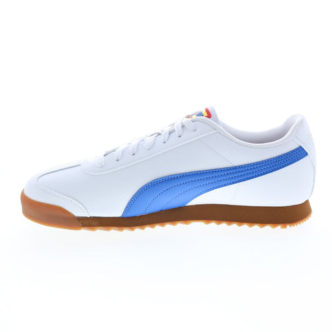 Puma Roma RWB 38834101 Mens White Synthetic Lace Up Lifestyle Sneakers Shoes