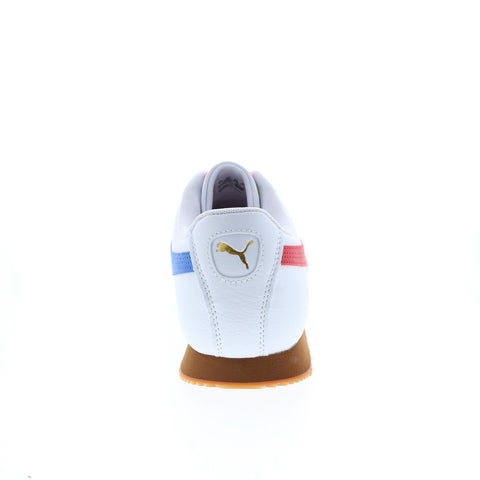 Puma Roma RWB 38834101 Mens White Synthetic Lace Up Lifestyle Sneakers Shoes