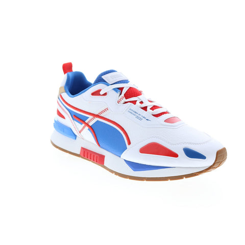 Puma Mirage Tech RWB 38834701 Mens White Lace Up Lifestyle Sneakers Shoes