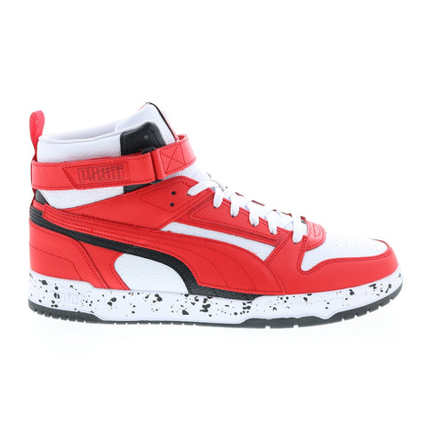 Puma RBD Game Varsity Patch 38842301 Mens Red Lifestyle Sneakers Shoes
