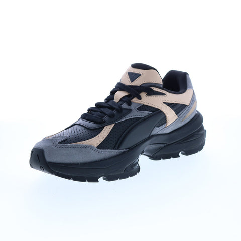 Puma Nano RDR Dunes 38860902 Mens Black Leather Lifestyle Sneakers Shoes