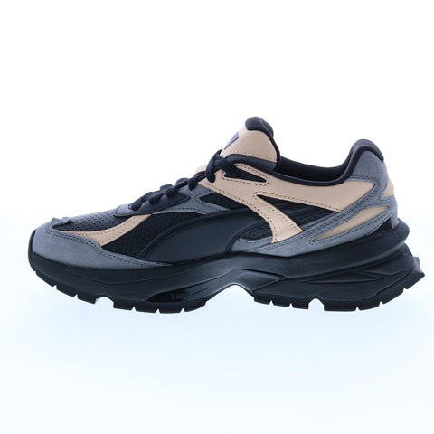 Puma Nano RDR Dunes 38860902 Mens Black Leather Lifestyle Sneakers Shoes