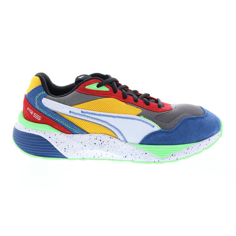 Puma RS-Metric Energy 38861701 Mens Gray Suede Lifestyle Sneakers Shoes