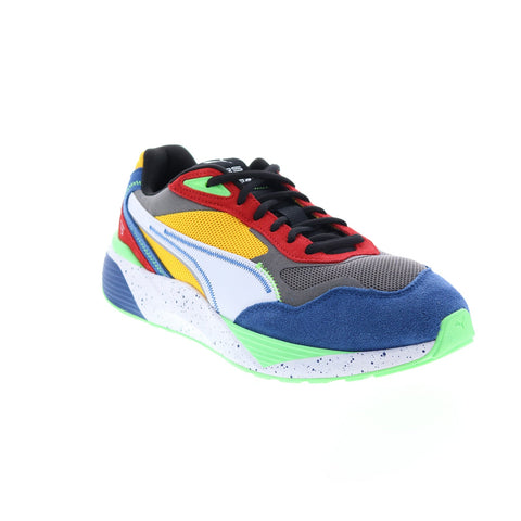 Puma RS-Metric Energy 38861701 Mens Gray Suede Lifestyle Sneakers Shoes