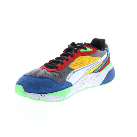Puma RS-Metric Energy 38861701 Mens Gray Suede Lifestyle Sneakers Shoes