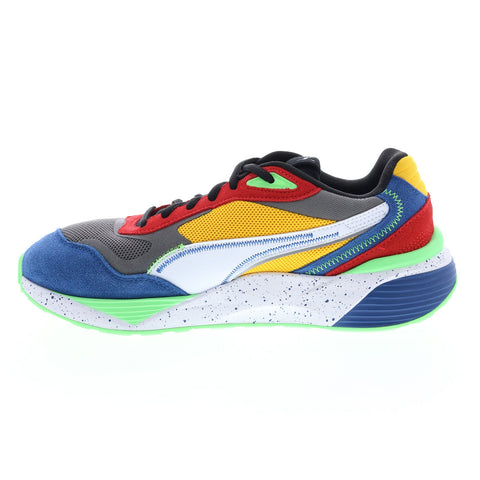 Puma RS-Metric Energy 38861701 Mens Gray Suede Lifestyle Sneakers Shoes