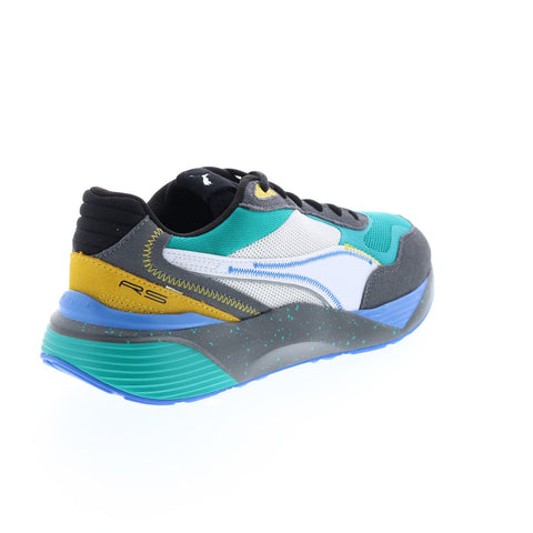 Puma RS-Metric Energy 38861702 Mens Green Suede Lifestyle Sneakers Shoes