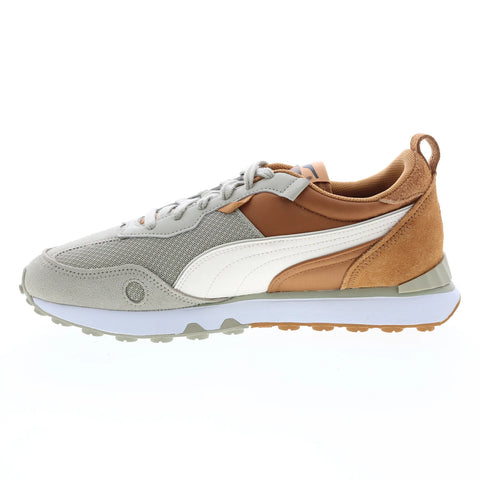 Puma Rider FV Future Vintage Block 38862302 Mens Gray Sneakers Shoes
