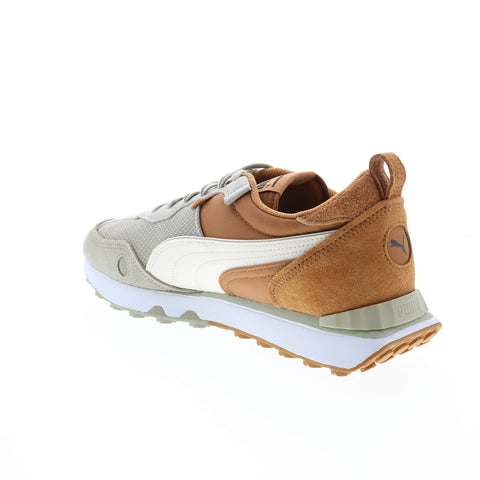 Puma Rider FV Future Vintage Block 38862302 Mens Gray Sneakers Shoes