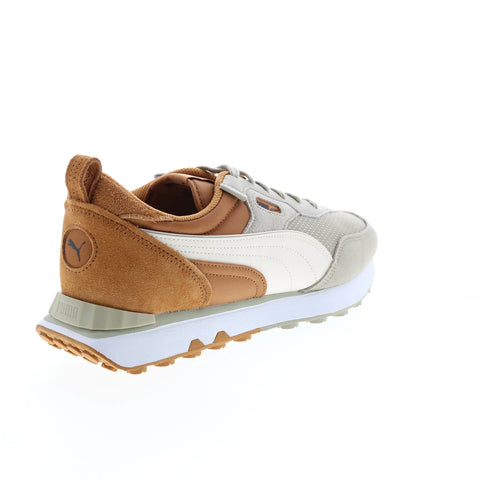 Puma Rider FV Future Vintage Block 38862302 Mens Gray Sneakers Shoes