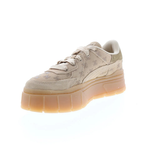 Puma Mayze Stack Edgy T7 38871301 Womens Beige Lifestyle Sneakers Shoes