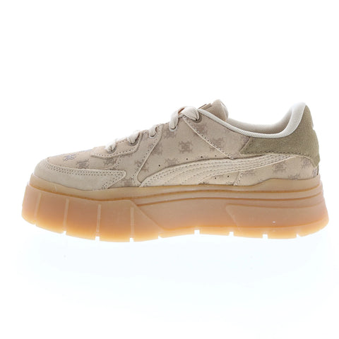Puma Mayze Stack Edgy T7 38871301 Womens Beige Lifestyle Sneakers Shoes