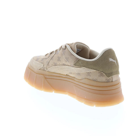 Puma Mayze Stack Edgy T7 38871301 Womens Beige Lifestyle Sneakers Shoes