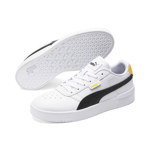Puma Clasico Accents 38978902 Mens White Leather Lifestyle Sneakers Shoes