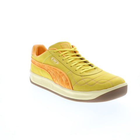Puma GV Special X Kenny Burns Mens Yellow Collaboration Sneakers Shoes