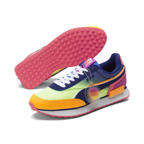 Puma Future Rider Sunset 38997801 Mens Green Mesh Lifestyle Sneakers Shoes