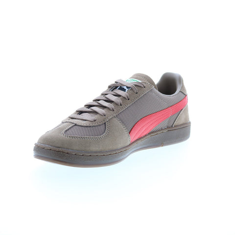 Puma Super Team OG 39042406 Mens Brown Mesh Lifestyle Sneakers Shoes