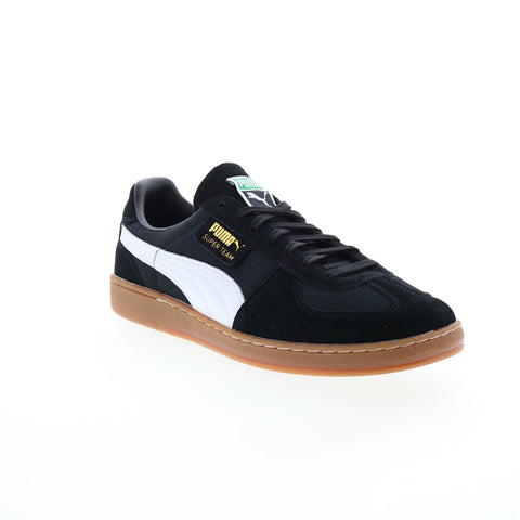 Puma Super Team OG 39042408 Mens Black Suede Lifestyle Sneakers Shoes