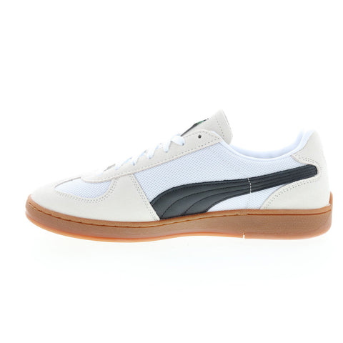 Puma Super Team OG 39042409 Mens White Suede Lifestyle Sneakers Shoes