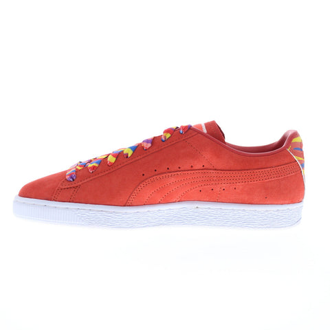 Puma Suede X Trevor Project 39075901 Mens Red Lifestyle Sneakers Shoes