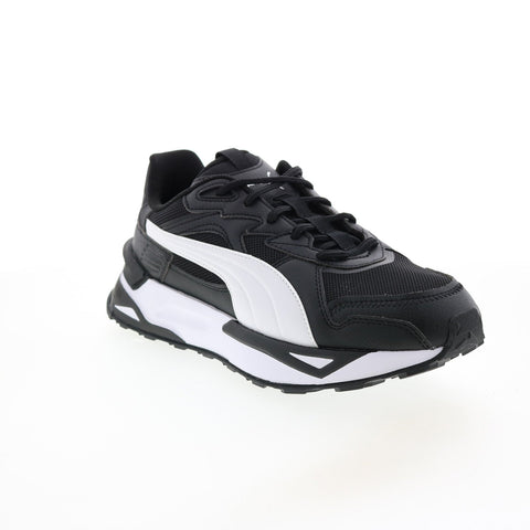 Puma Mirage Sport Asphalt Base Mens Black Lace Up Lifestyle Sneakers Shoes