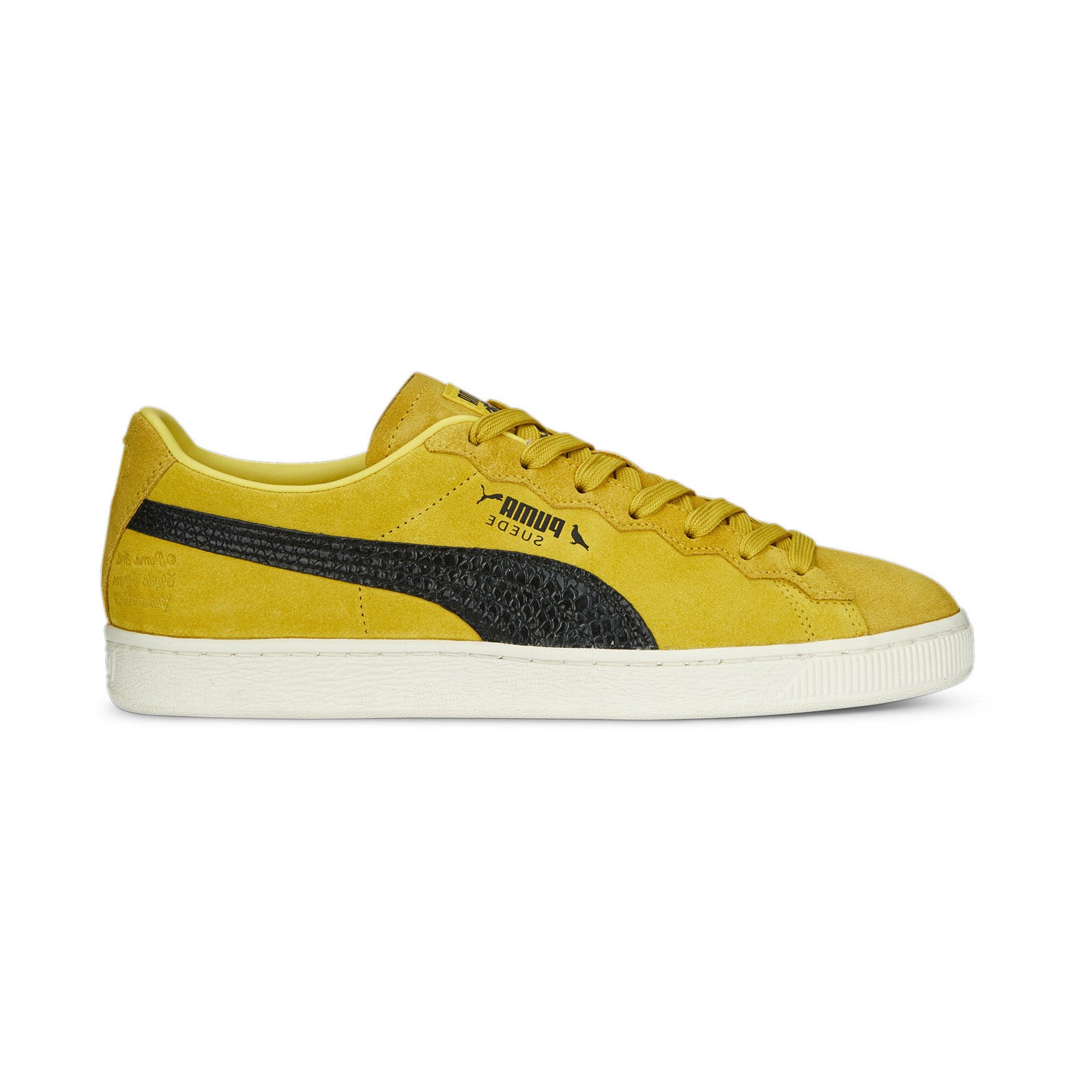 Puma Suede Staple 39156701 Mens Yellow Suede Lifestyle Sneakers 