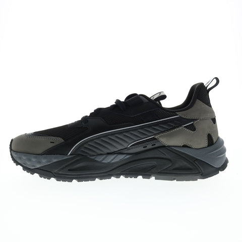 Puma RS-Trck Slate 39157701 Mens Black Mesh Lifestyle Sneakers Shoes