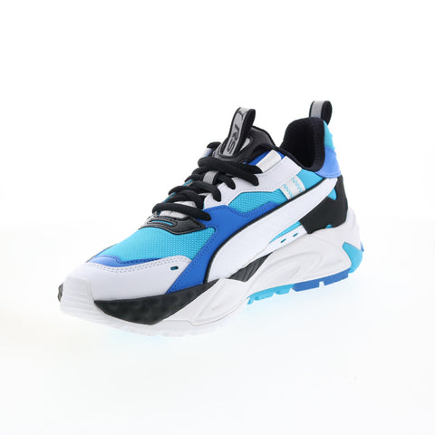 Puma RS-Trck Super 39165502 Mens Blue Canvas Lifestyle Sneakers Shoes