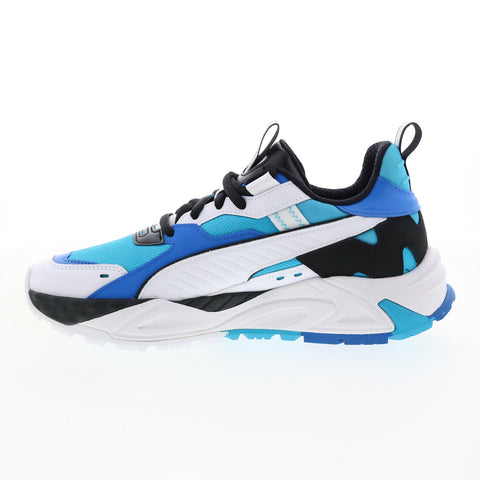 Puma RS-Trck Super 39165502 Mens Blue Canvas Lifestyle Sneakers Shoes