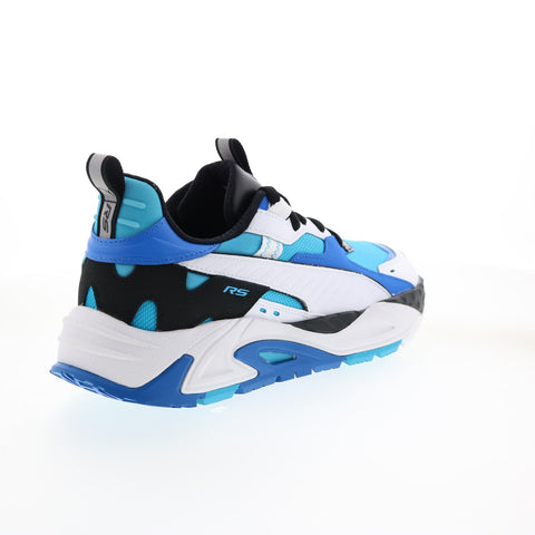 Puma RS-Trck Super 39165502 Mens Blue Canvas Lifestyle Sneakers Shoes