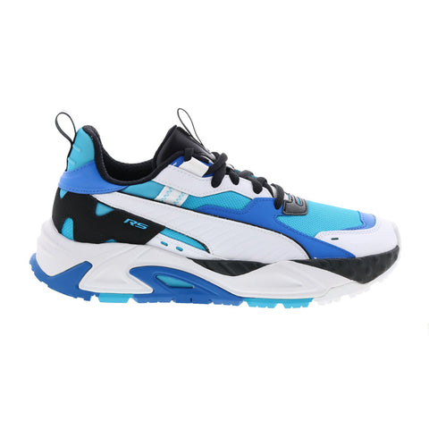 Puma RS-Trck Super 39165502 Mens Blue Canvas Lifestyle Sneakers Shoes