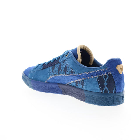 Puma Dapper Dan Clyde Pre-Game Runway Mens Blue Lifestyle Sneakers Shoes