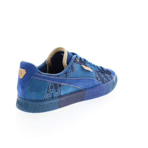 Puma Dapper Dan Clyde Pre-Game Runway Mens Blue Lifestyle Sneakers Shoes