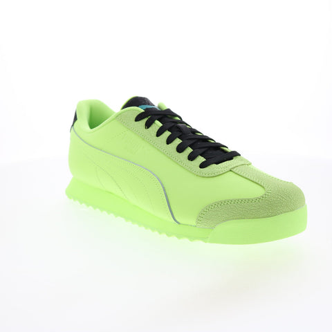 Puma Roma Spring Break 39228201 Mens Green Leather Lifestyle Sneakers Shoes