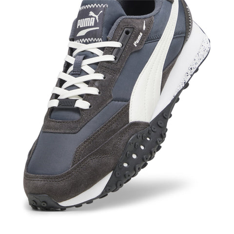 Puma Blktop Rider 39272502 Mens Gray Suede Lace Up Lifestyle Sneakers Shoes