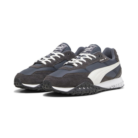 Puma Blktop Rider 39272502 Mens Gray Suede Lace Up Lifestyle Sneakers Shoes