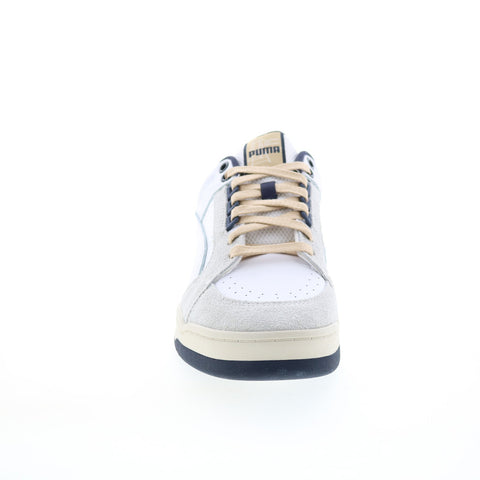 Puma Slipstream LO Service Line Mens White Leather Lifestyle Sneakers Shoes