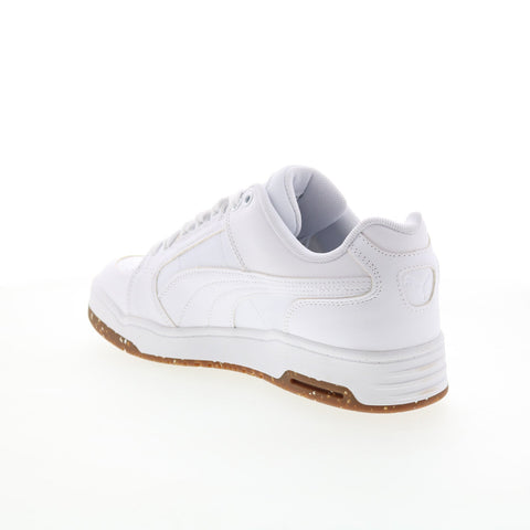 Puma Slipstream Lo Gum 39322301 Mens White Leather Lifestyle Sneakers Shoes