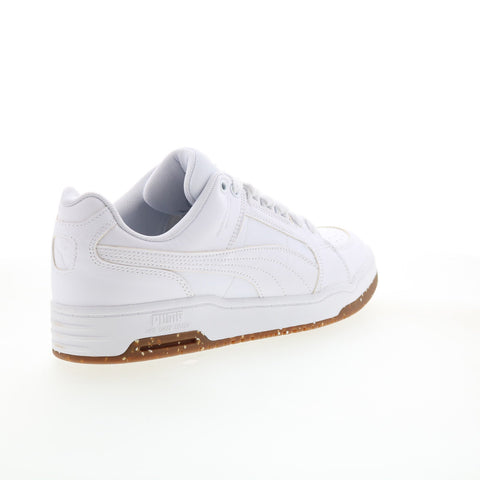 Puma Slipstream Lo Gum 39322301 Mens White Leather Lifestyle Sneakers Shoes